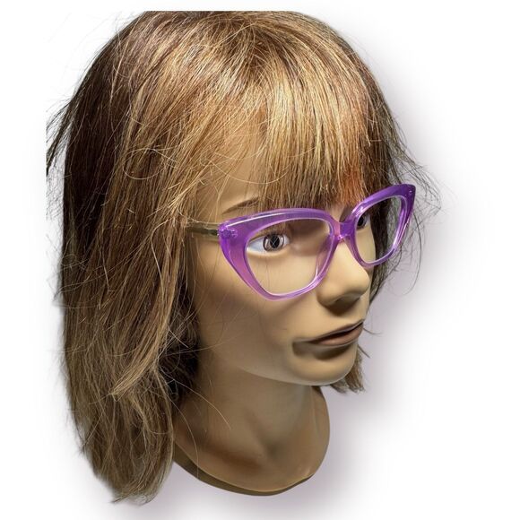 Tom Archer Cat-Eye Purple/Clear Eyeglasses‎ 54-17-143mm Retro Vintage Shades main image 6